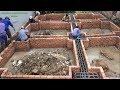 How To Build A New Style Foundation - Build A Foundation Using Ready-Mixed Concrete For The House