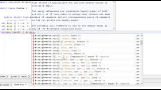 Famous Java for Absolute beginners #24 - Arrays Class Methods Net Worth