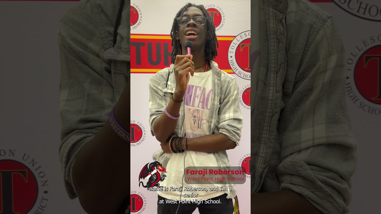 Graduate And...with Faraji Roberson of West Point High School