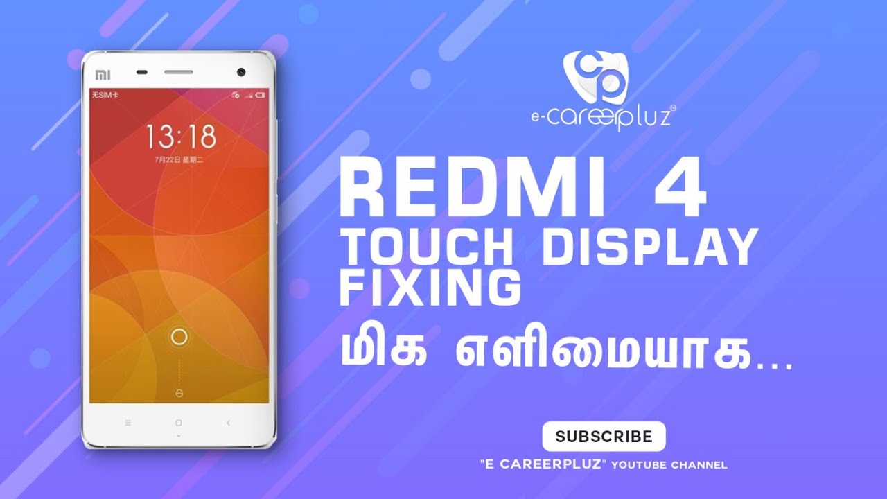 REDMI 4 TOUCH AND DISPLAY FIXING | TOUCH SCREEN SOLUTION | ECAREERPLUZ | MOBILE PHONE TRAINING