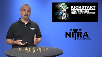 NITRA Threaded Pneumatic Brass Air Fitting from AutomationDirect
