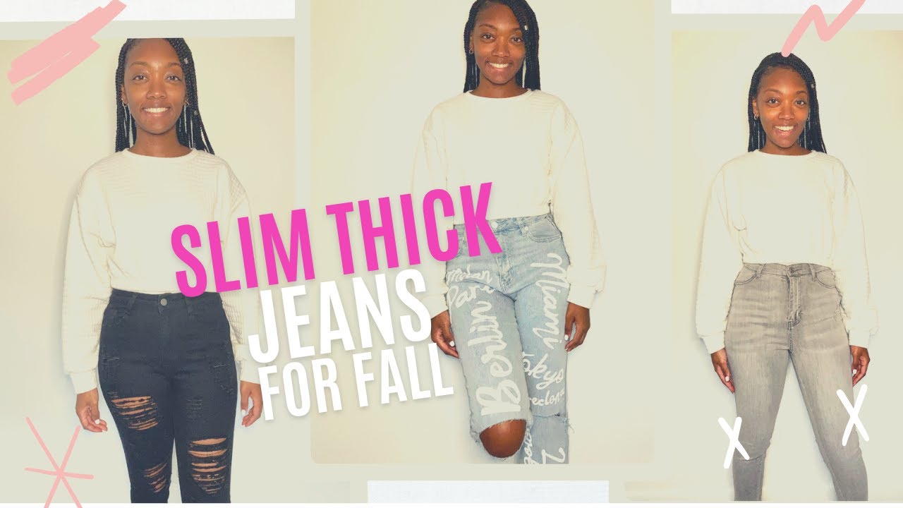 SLIM THICK jeans for fall 2022 | Akira & Shein jeans try-on haul