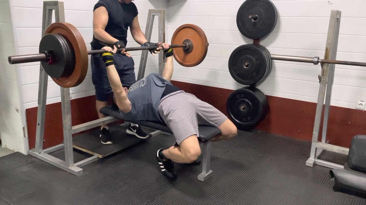 Bench Press Into 1 2 Foam Roller 110 Kg X 2 242 Lbs Youtube