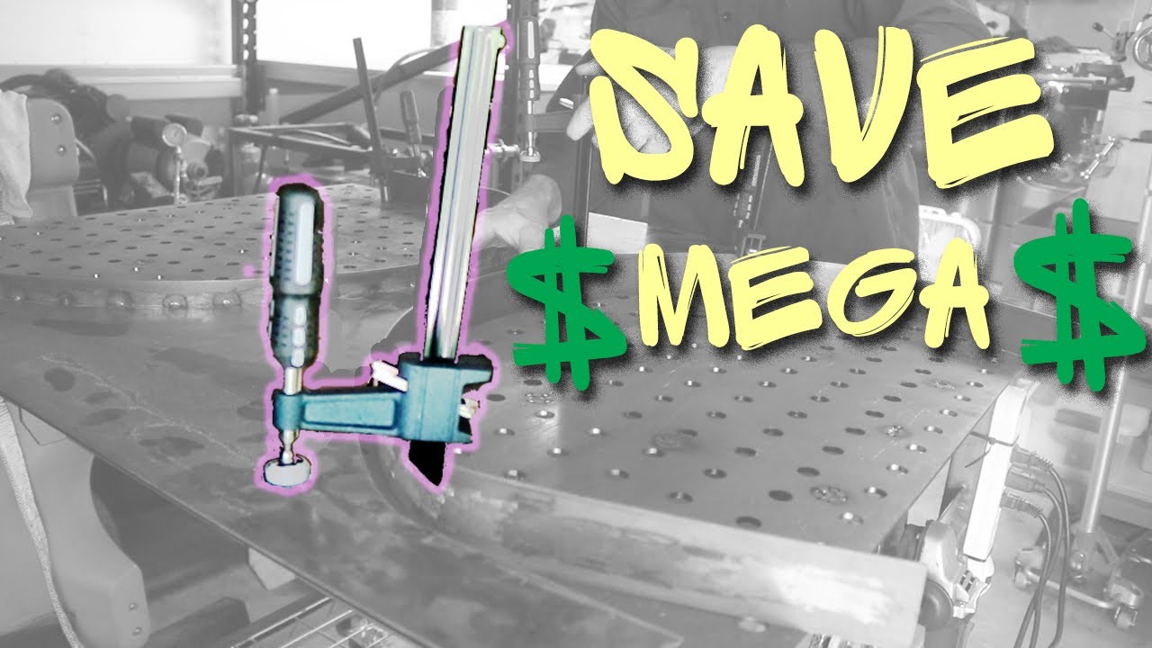 Homemade DIY Weld Table Clamps Harbor Freight Hacking! YouTube