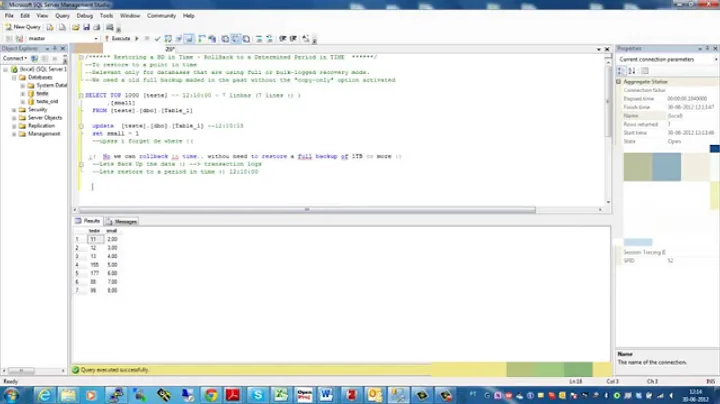 How to: Restore to a Point in Time  - SQL Server