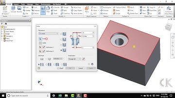 Inventor - Hướng dẫn lệnh tạo lỗ - HOLE