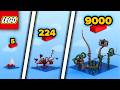 LEGO KRAKEN From 5 to 9000 Parts | Comparison