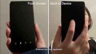 BackSwipe: Back-of-device Word-Gesture Interaction on Smartphones