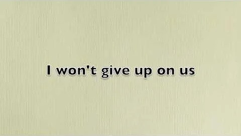 I Won't Give Up - Jason Mraz (Lyrics)