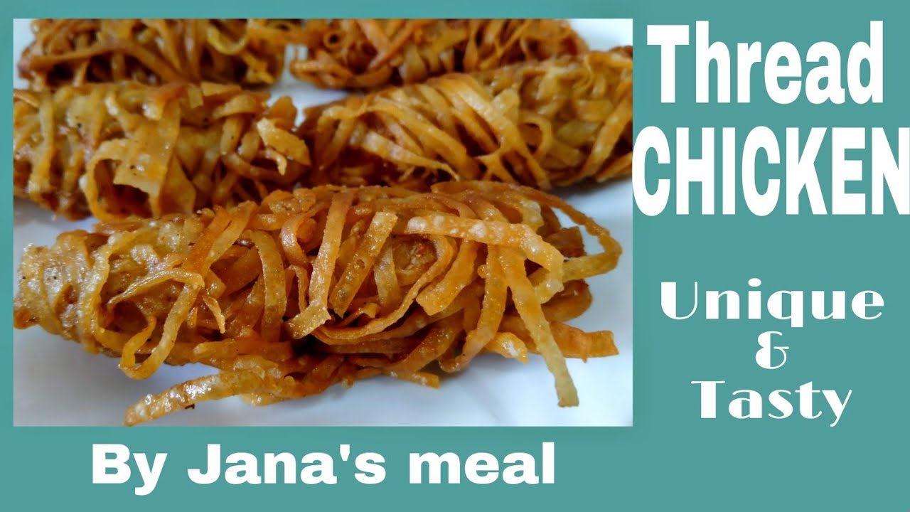 Crispy Thread Chicken Recipe || Chicken Recipe || How to Make Spicy and ...