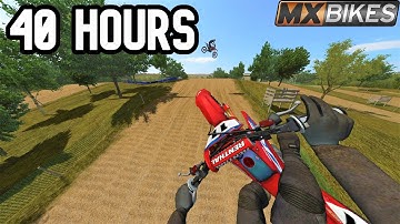 This Is What 40 Hours Looks Like In MX Bikes