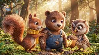 The Magical Golden Acorn 🌟 | Moral Story for Kids About Sharing | Bedtime Story | Cartoon for Kids