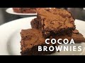 Best Fudgy Cocoa Brownies | Simple Dessert Recipe