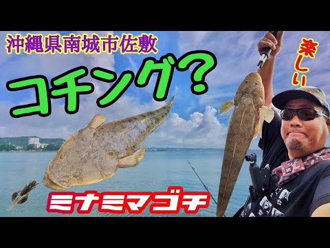 【沖縄の釣り】南城市佐敷でコチング、ワームずる引きで連発！