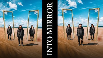 INTO THE MIRROR || NEW CONCEPT PHOTO EDITING BY PRO PRATIK EDITZ || IN PIXLR E
