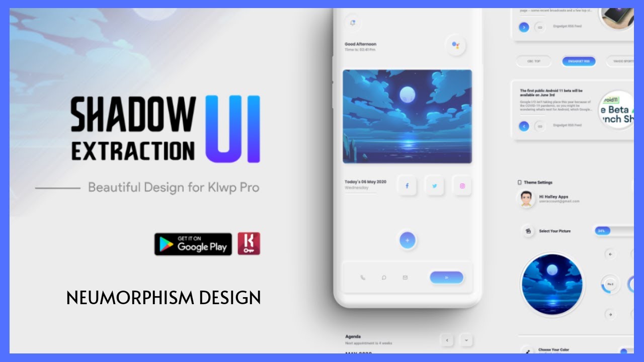 Shadow Extraction Ui Klwp Kustom Androidアプリ Applion