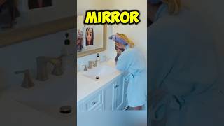 "Wife vs Witch: Mirror Match!"🤣😅 #usashorts #funny #usa #comedyshorts #uk #comedy #prankvideo