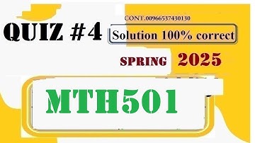 mth501 quiz 4 solution 2025|mth501 quiz 4 solution spring 2025