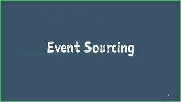 Event Sourcing and CQRS