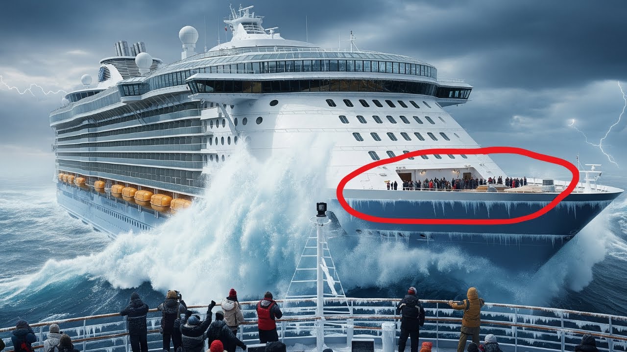 Cruise Ships Crushed by Giant Waves – No Escape from Nature’s Fury!|MarineCrash