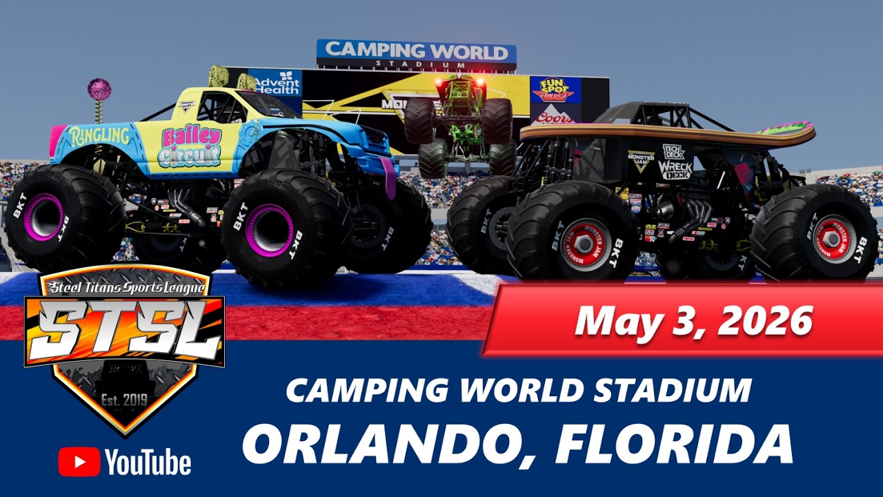 STSL MONSTER JAM RESIZE EVENT 1 - ORLANDO - YouTube