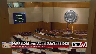 New Mexico lawmakers call for extraordinary session to override governor's veto