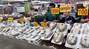 “ตลาดค้าปลาทูนึ่งหน้างอคอหักสูตรแม่กลองที่ใหญ่ที่สุด”ตลาดไทยินดีต้อนรับและเปิดให้บริการ24ชั่วโมงครับ
