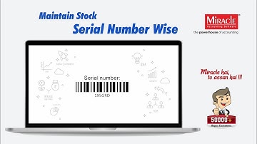 Serial Number Wise Stock