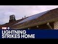 Lightning strikes milwaukee home starts fire  fox6 news milwaukee