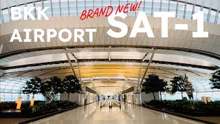 Bangkok Suvarnabhumi Airport’s Brand New Modern Satellite Terminal (SAT1) ✈