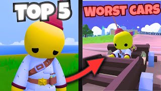 The 5 WORST Cars in Wobbly Life (Do not get #1) 💀🚀