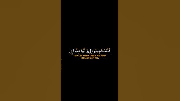 كرومات قرآن شاشة سوداء■القارئ:عبدالله الموسى●واذا سألك عبادي عني فأني قريب...