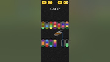 Water Sort Puzzle Level 127 WalkThrough Solution Gameplay | Fazie Gamer