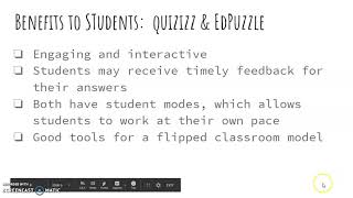 Quizizz and EdPuzzle