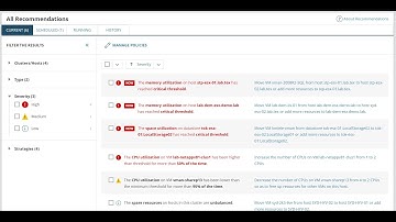 Introduction to Virtualization Manager Recommendations