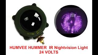 IR Nightvision 24V Headlights Light Bulb HUMVEE M-88 M-113A M548 M548A1