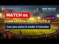 DILR Premier League | Match 01 | Comparison Based Puzzle | Can You Solve This CAT-Level Challenge?