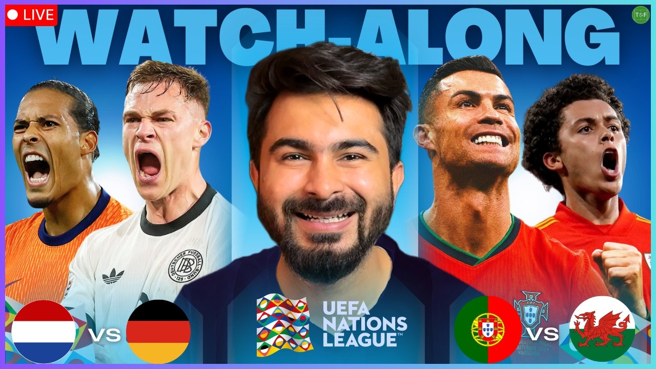Netherlands v Germany | Portugal v Wales Nations League LIVE Watchalong | TFHD