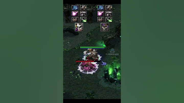 DOTA Night Stalker vs Skeleton King #dota #dota2