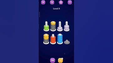 Nut Sort Level 5 #sorts #sort #bolt