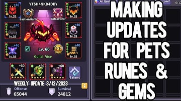 A FEW CHANGES MAKES FOR A SMALL UPGRADE | WEEKLY UPDATE 3/12/2023 | MY HEROES: DUNGEON RAID