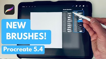 Every New Brush in Procreate 5.4 (Full Tour)