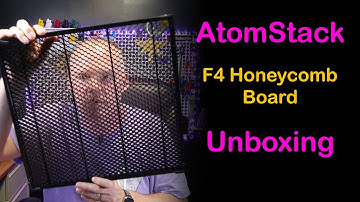 AtomStack F4 Honeycomb Board Unboxing