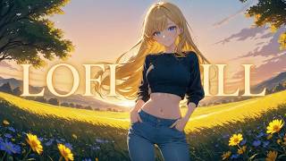 Golden Hour Meadow☀️| Soft Anime LoFi Chill Beats screenshot 4