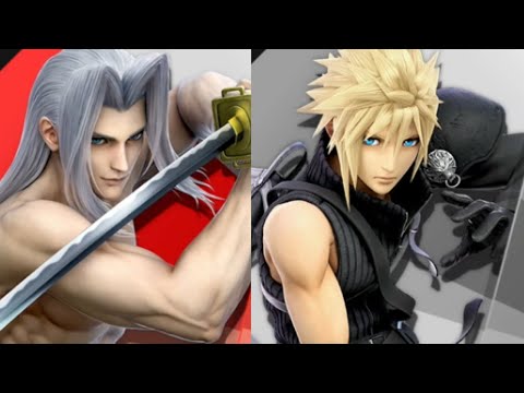 セフィロス(ハンデダメージ100%) 対 クラウド(CPレベル9) [スマブラSP]