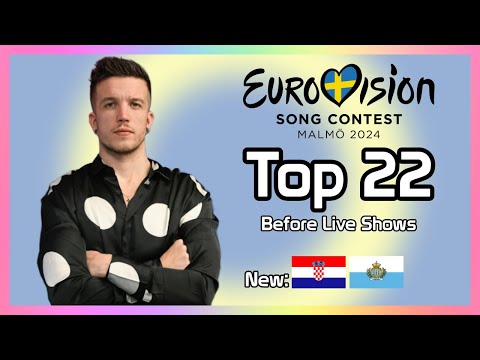 Eurovision Song Contest 2024: My Top 22 (so far) 