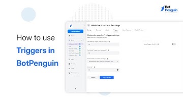 How to use Triggers in BotPenguin