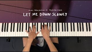 Alec Benjamin - Let Me Down Slowly (Piano Cover) chords
