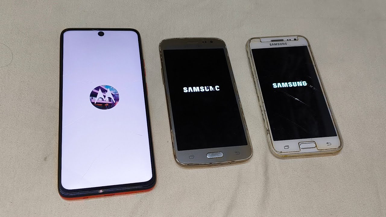 Motorola G35 vs Samsung J2 Pro vs Samsung J2 Reboot Speed Test