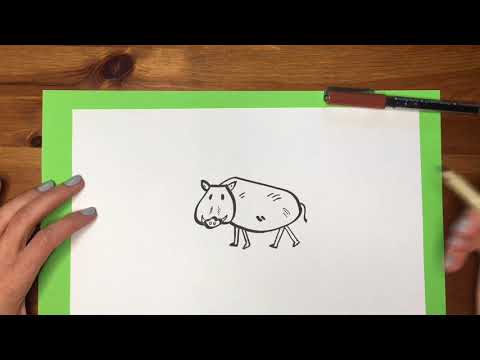 Wideo: Jak Narysować Dzika